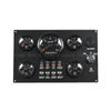Tachometer/Water Temp/Fuel/Oil Pressure/Volt CLUSTER GAUGES Black Panel 9-32V 