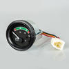 Construction Machinery Loaders Rollers 12V Voltmeter 55mm Iron Case