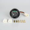 Construction Machinery Loaders Rollers 12V Voltmeter 55mm Iron Case