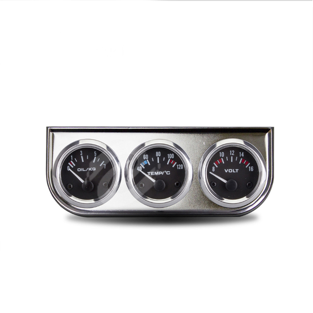 Eosin Universal Triple Three Engine Parts Gauge Meter