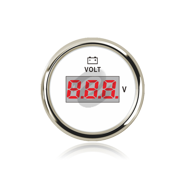 Eosin LCD Digital Display Volt Gauge