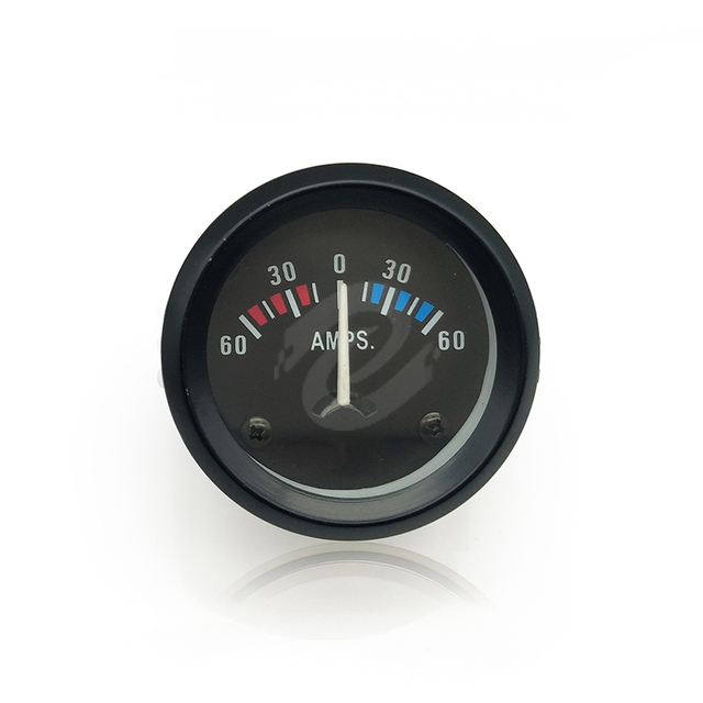 Eosin 52mm Low Resistance Ammeter 60-0-60 AMP Gauge For Truck