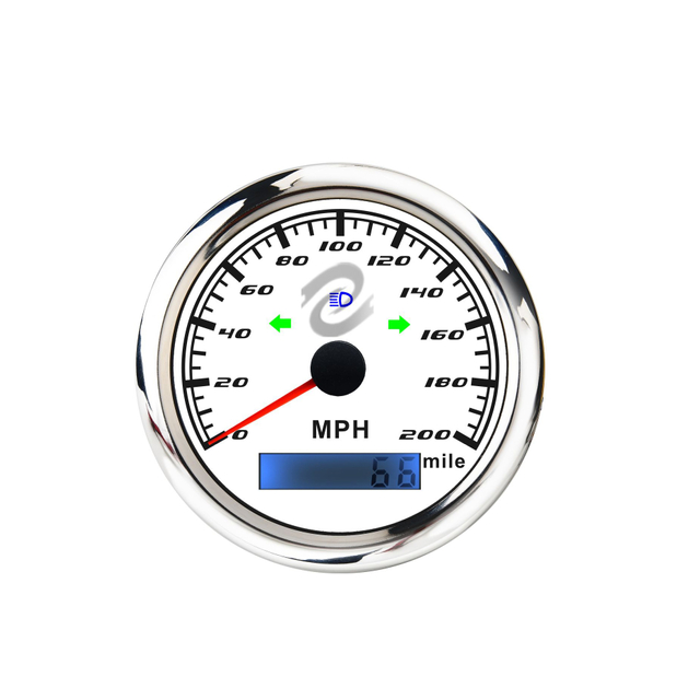 Band Turn Light Vehicles Stainless Speedometer