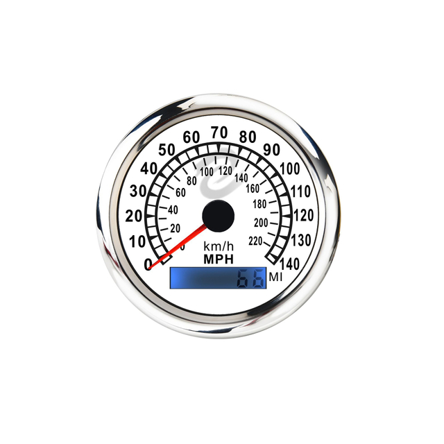 Double Scale Waterproof Auto Boat Yacht Vessel Speedometer