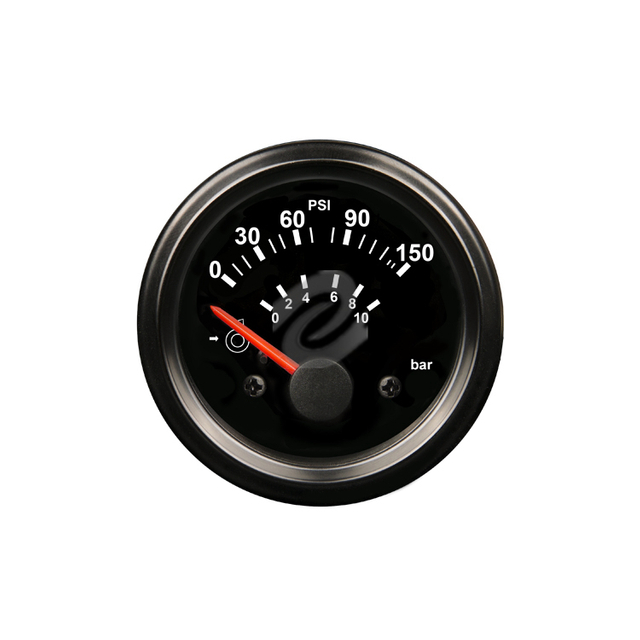 EOSIN Universal Pointer Double Scale Oil Pressure Gauge