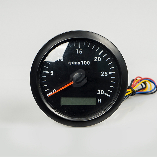 3000 RPM 85mm 9-32V Cockpit International Tachometer