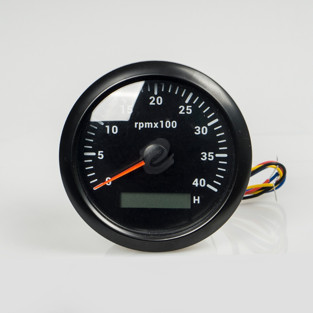4000 RPM 85mm 9-32V Cockpit International Tachometer for Engine Set